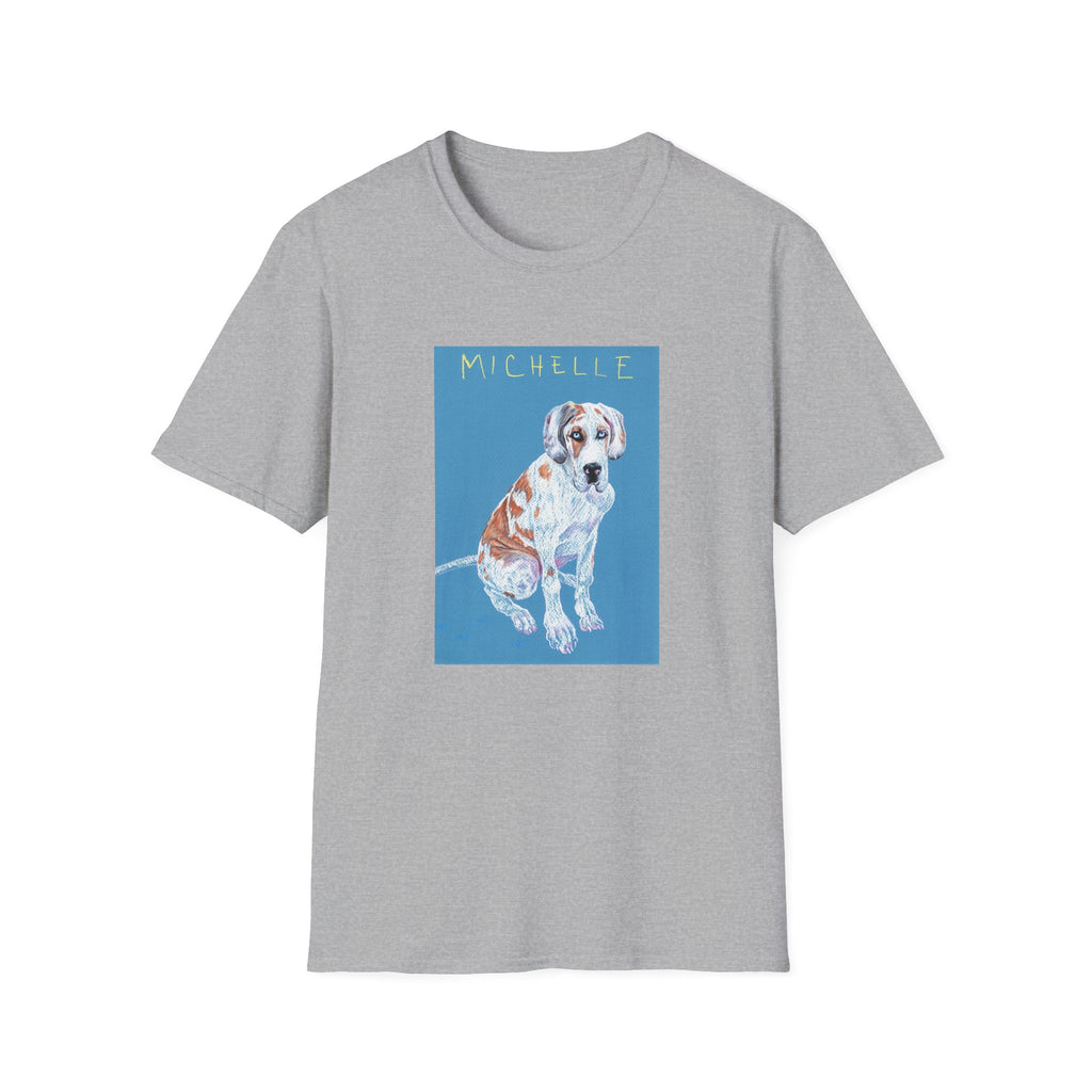 Michelle memorial dog portrait T-Shirt