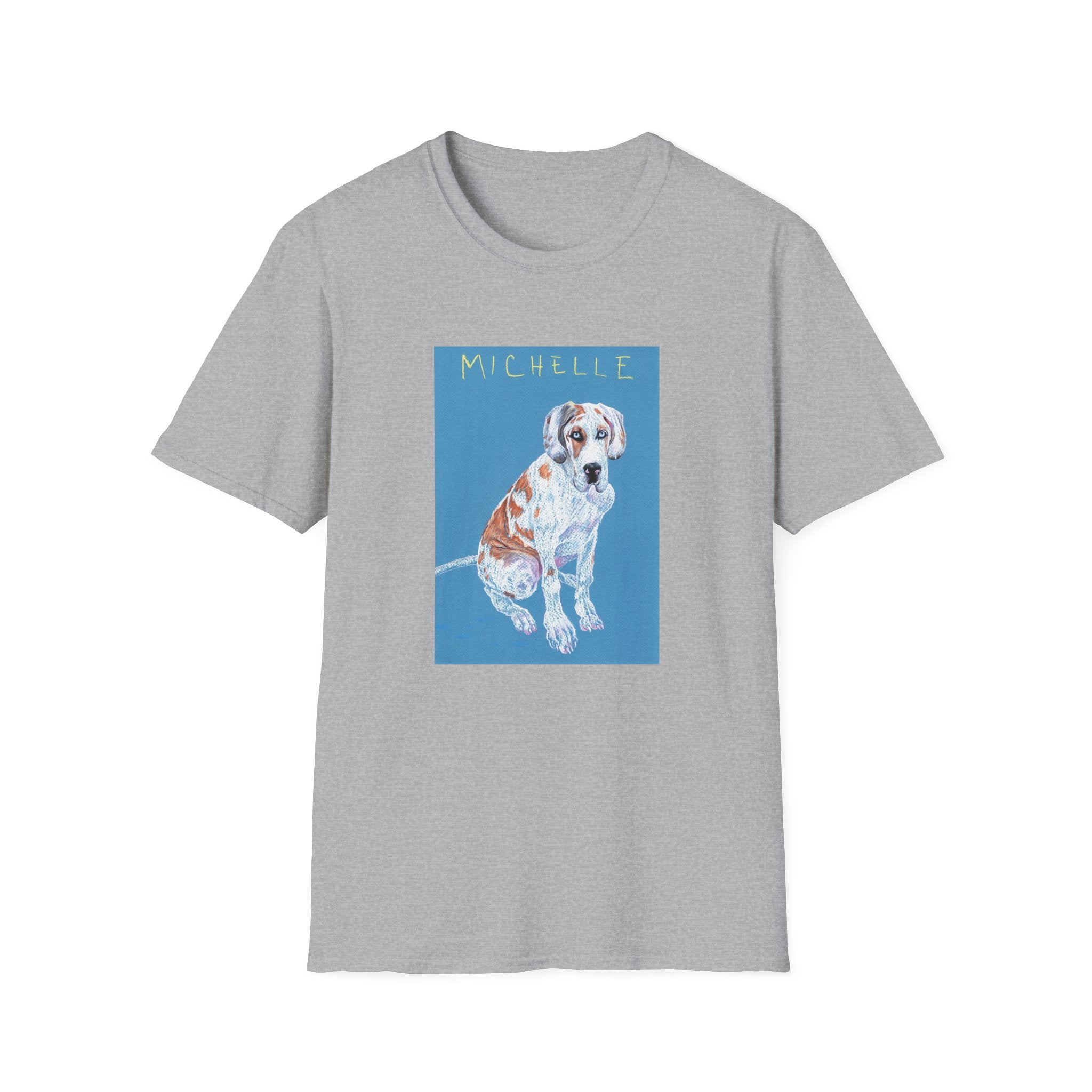 Michelle memorial dog portrait T-Shirt