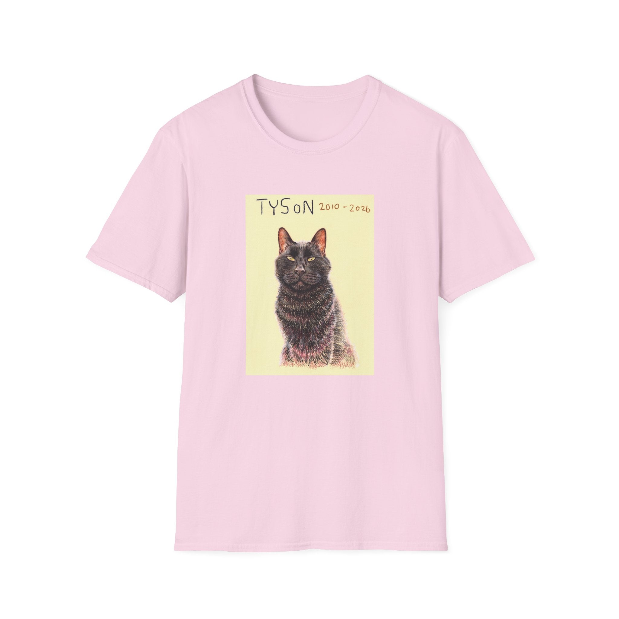 Tyson memorial cat portrait T-Shirt