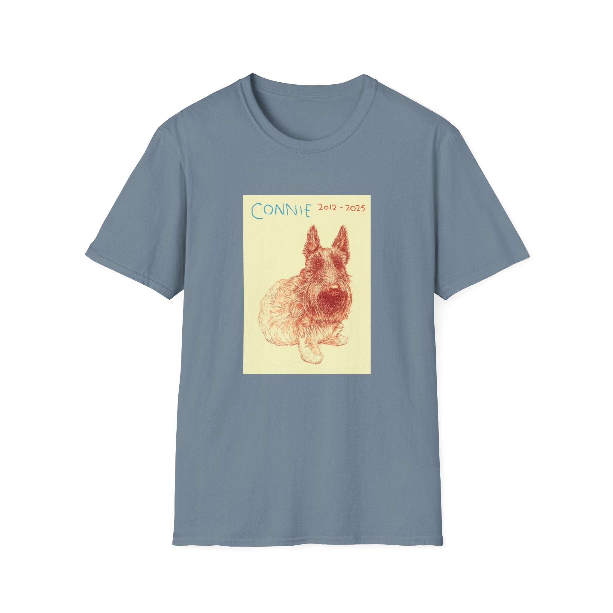 Connie memorial dog portrait T-Shirt