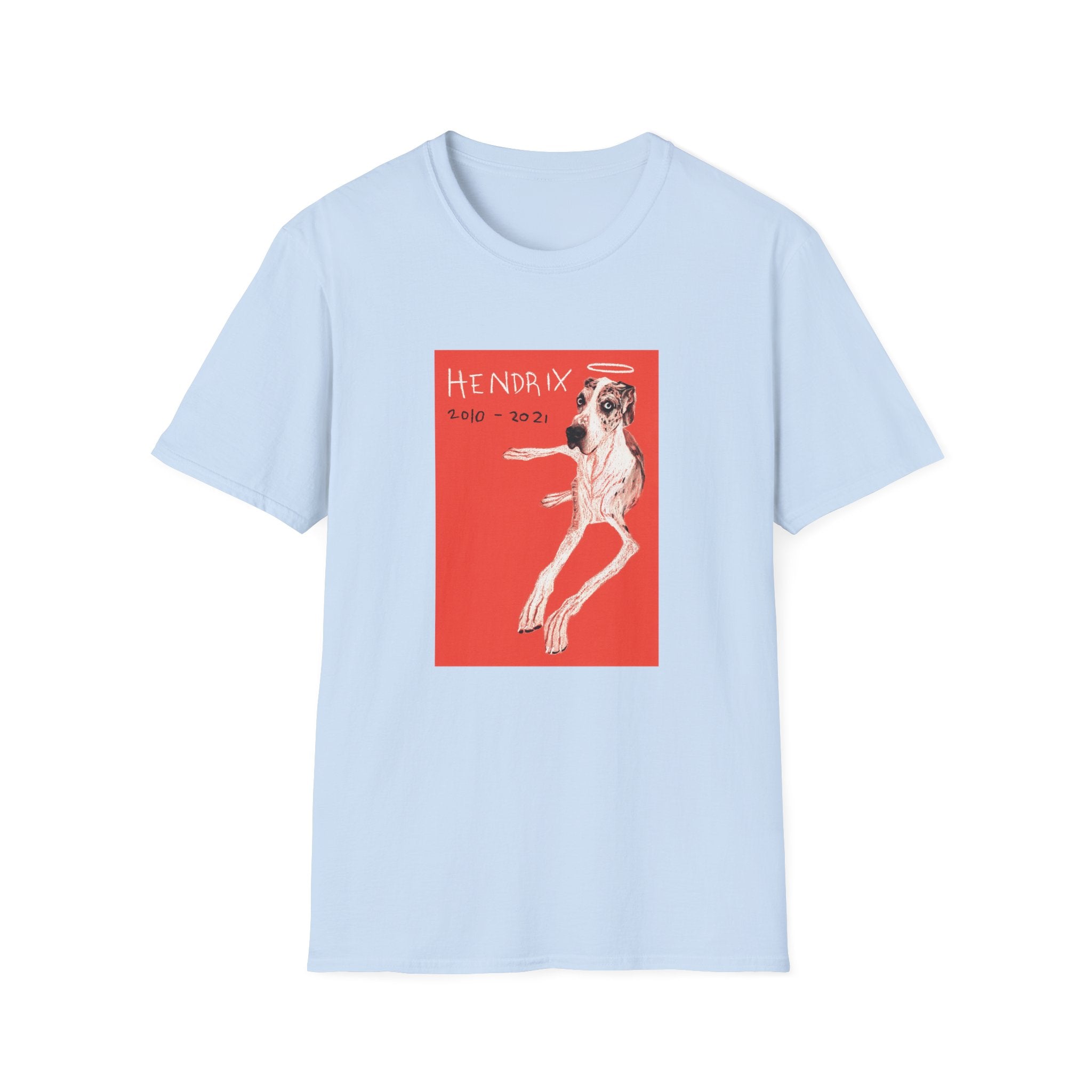 Hendrix memorial dog portrait T-Shirt