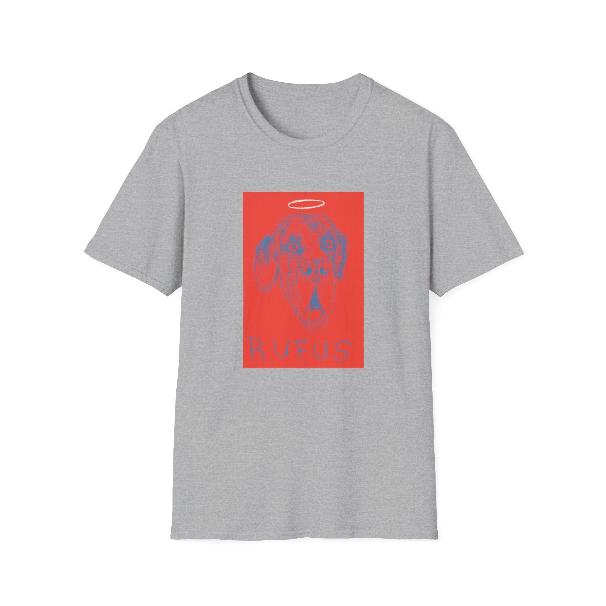 Rufus memorial dog portrait T-Shirt