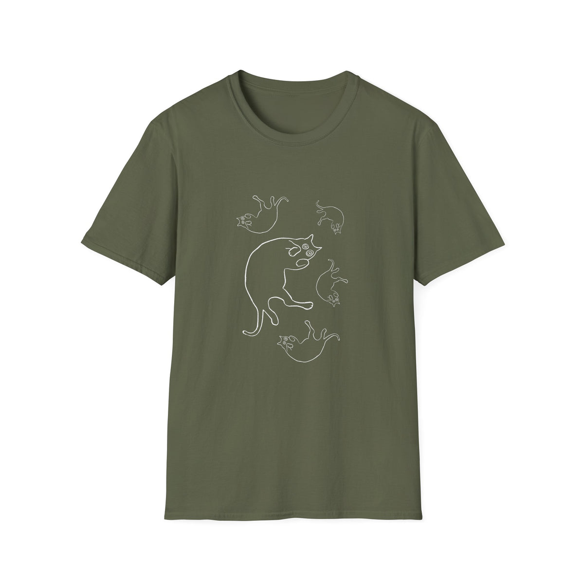 Floating Cats Spooky T-Shirt