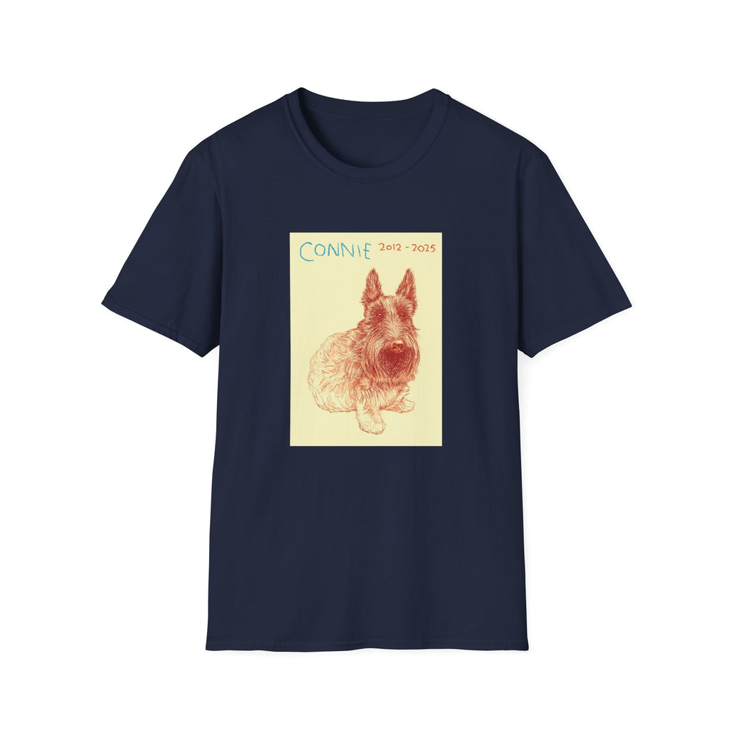 Connie memorial dog portrait T-Shirt