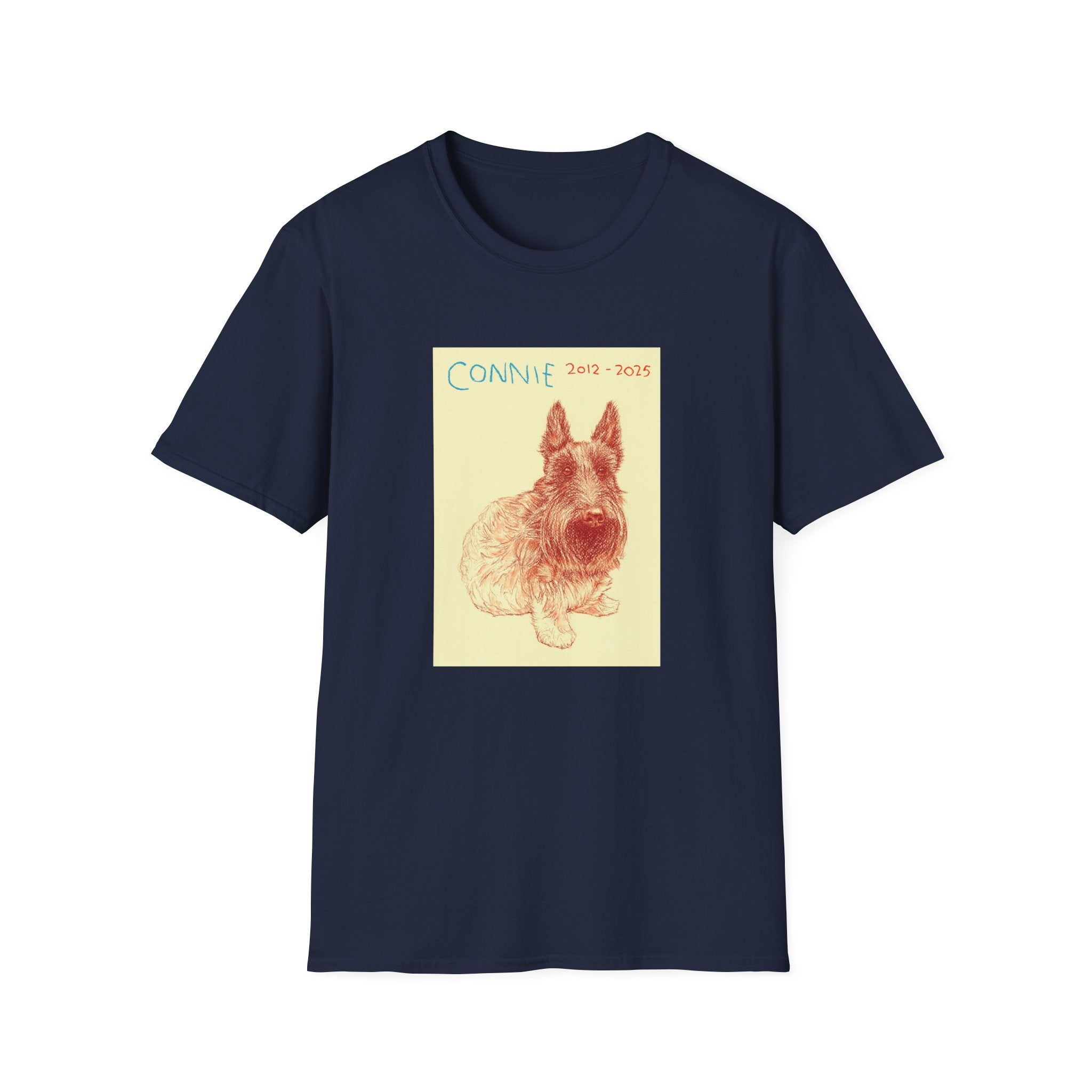 Connie memorial dog portrait T-Shirt